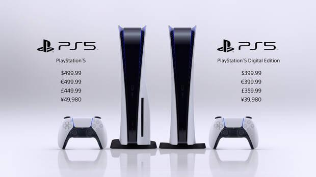 PS5 precios oficiales