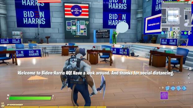 Joe Biden tiene su propia isla en Fortnite, justo antes de las elecciones presidenciales Imagen 3