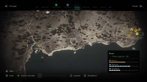AC Valhalla - Mapa del tesoro 8: ubicación