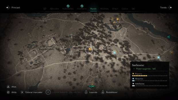 AC Valhalla - Mapa del tesoro 11: ubicación