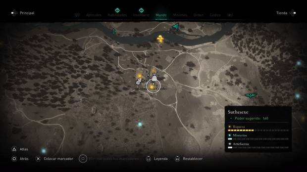 AC Valhalla - Mapa del tesoro 13: ubicación
