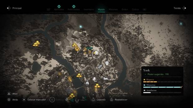 AC Valhalla - Mapa del tesoro 14: ubicación