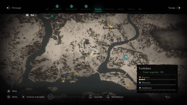 AC Valhalla - Mapa del tesoro 15: ubicación
