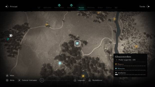 AC Valhalla - Menhires: Rollendri - localización
