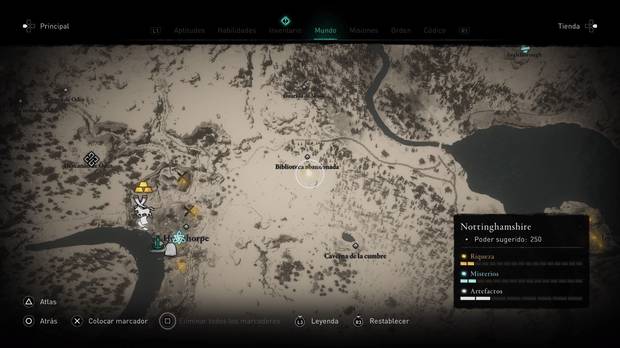 AC Valhalla - Mapa del tesoro 17: ubicación