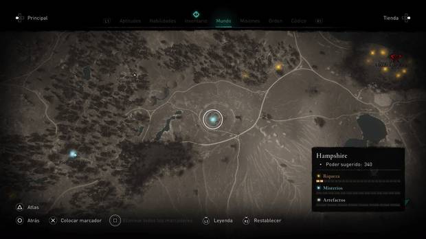 AC Valhalla - Menhires: Stonehehge - localización