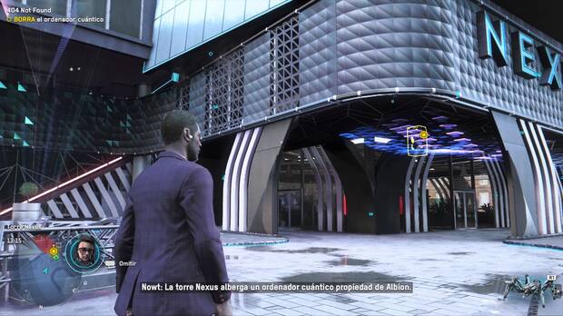 404 Not Found al 100% en Watch Dogs Legión 02