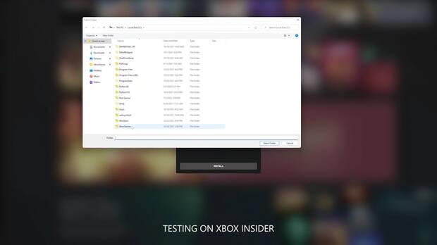 La app de Xbox en PC permitir escoger carpeta de instalacin.