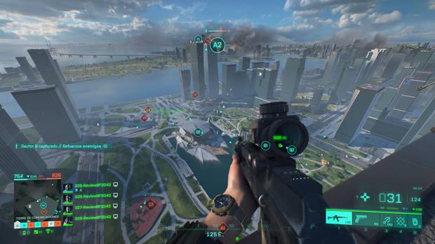 Para nosotros Conquista es el modo que mejor explota todo lo que pueden ofrecernos los mapas de 'Battlefield 2042'.