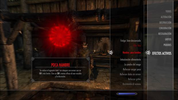 Jugar con el modo supervivencia activado es tan recomendable como desafiante: tendremos que luchar contra el fr�o, pertrecharnos para no pasar hambre durante las aventuras y dormir bien antes de partir.