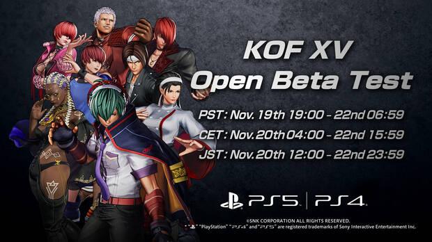 The King of Fighters 15 beta abierta en PlayStation