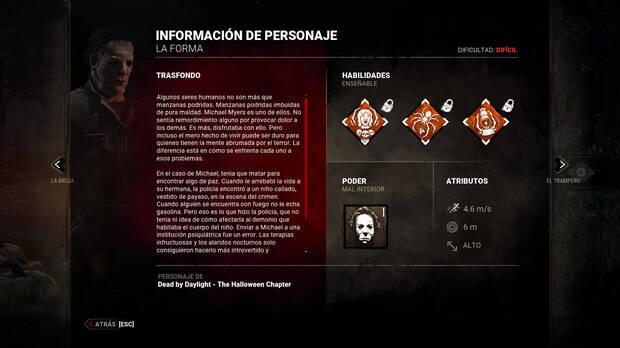 Dead by Daylight - Información y detalles del asesino La Forma (Michael Myers)