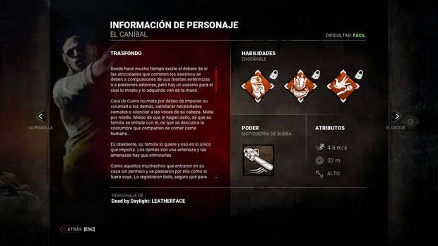 Dead by Daylight - Información y detalles del asesino El Caníbal (Bubba Sawyer)