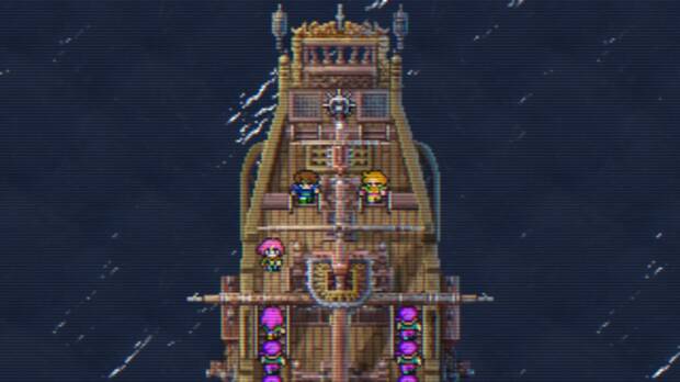 Como buen JRPG clásico, viajaremos por tierra, mar y aire.