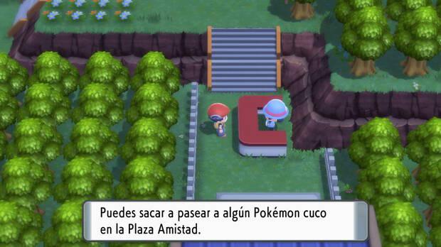 Pokémon Diamante Brillante y Pokémon Perla Reluciente - żCómo pasear con los Pokémon fuera de la Poké Ball?
