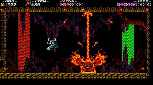 Captura de Shovel Knight en PC.