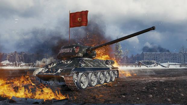 Captura de World of Tanks en PC.