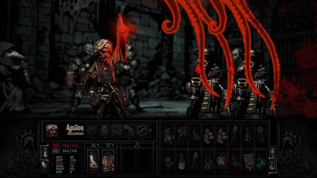 Captura de Darkest Dungeon.