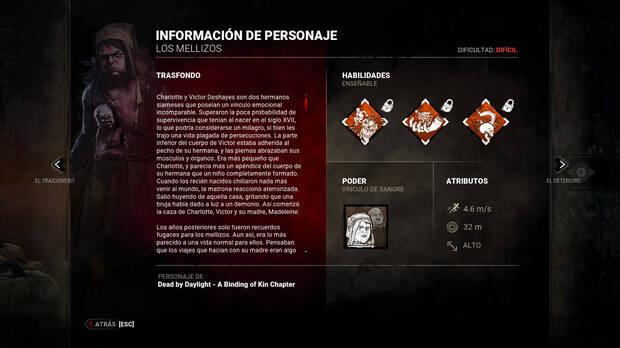 Dead by Daylight - Información y detalles del asesino Los Mellizos (Victor & Charlotte Deshayes)