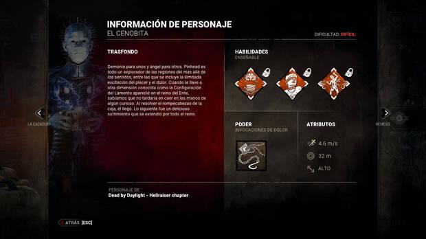 Dead by Daylight - Información y detalles del asesino El Cenobita (Elliot Spencer)