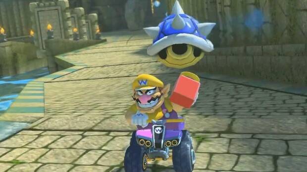 El odiado caparazn azul de Mario Kart