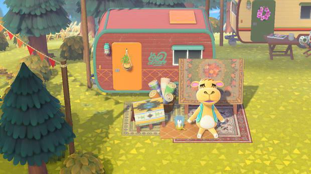 Animal Crossing: New Horizons - Alcatifa's shop in Fauno's cooperative community