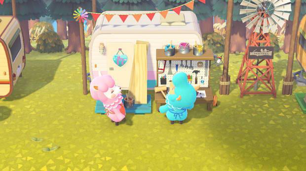 Animal Crossing: New Horizons - Al y Paca's shop in Fauno's cooperative community