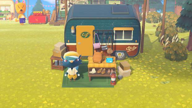 Animal Crossing: New Horizons - Betunio's shop in Fauno's cooperative community