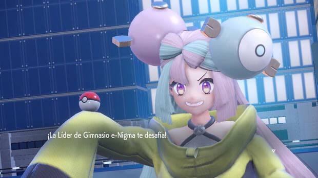 Pokémon Escarlata y Púrpura - Revancha contra la líder de Gimnasio Eléctrico e-Nigma