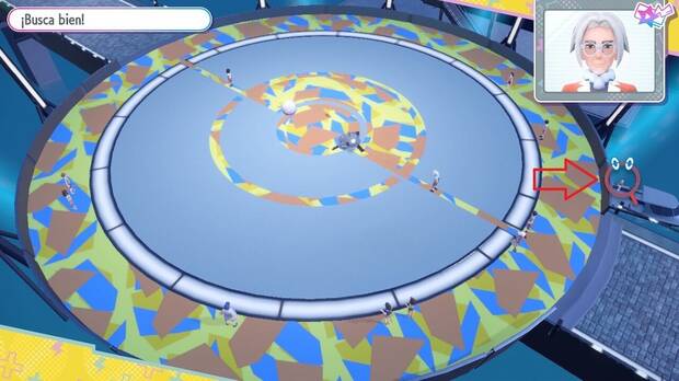 Pokémon Escarlata y Púrpura - 3ª Ubicación de Mengano Calleja en el examen del Gimnasio Eléctrico