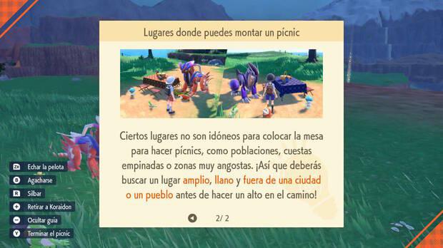 Pokémon Escarlata y Púrpura - Utilizar el Pícnic para criar Huevos