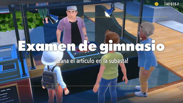 Pokémon Escarlata y Púrpura - Cómo superar el examen del Gimnasio Agua