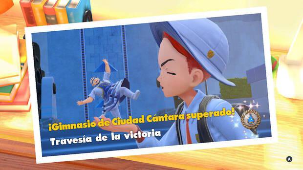 Pokémon Escarlata y Púrpura - Recompensas de la Medalla Agua