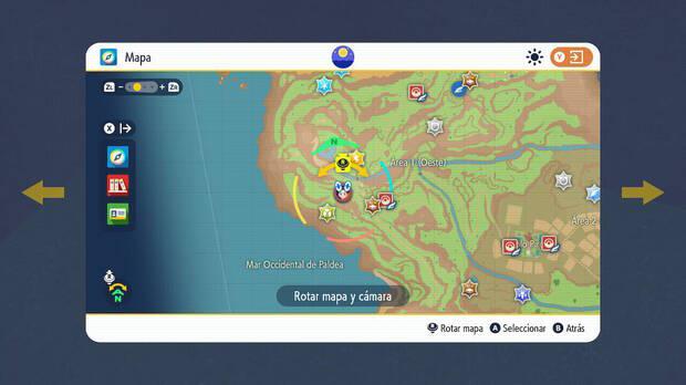 Pokémon Escarlata y Púrpura - Ubicación de la Estaca amarilla nº 4