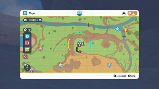 Pokémon Escarlata y Púrpura - Ubicación de la Estaca verde nº 1