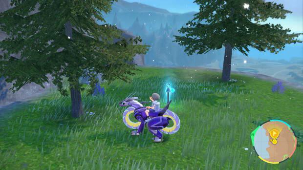 Pokémon Escarlata y Púrpura - Localización en el mapa de la Estaca azul nº 2