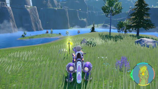 Pokémon Escarlata y Púrpura - Localización en el mapa de la Estaca verde nº 7
