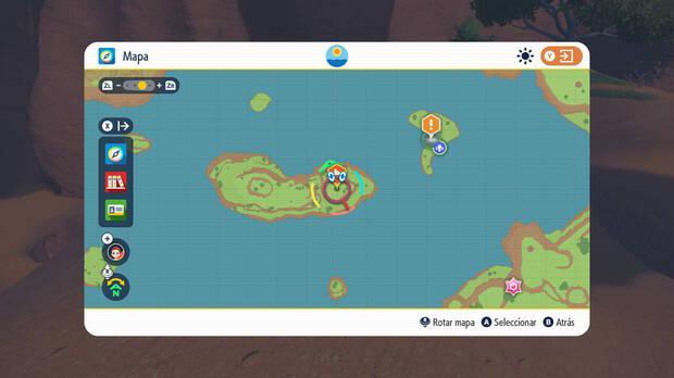 Pokémon Escarlata y Púrpura - Ubicación de la Estaca verde nº 7