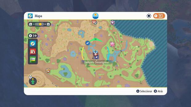 Pokémon Escarlata y Púrpura - Ubicación de la Estaca azul nº 8