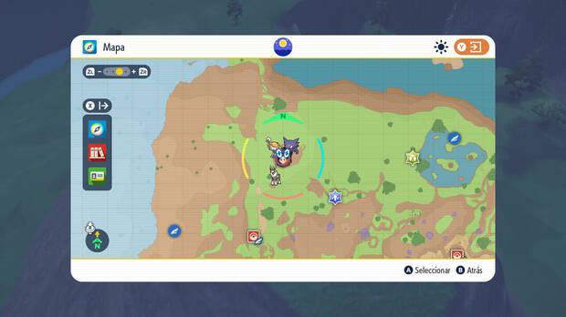 Pokémon Escarlata y Púrpura - Ubicación de la Estaca azul nº 4