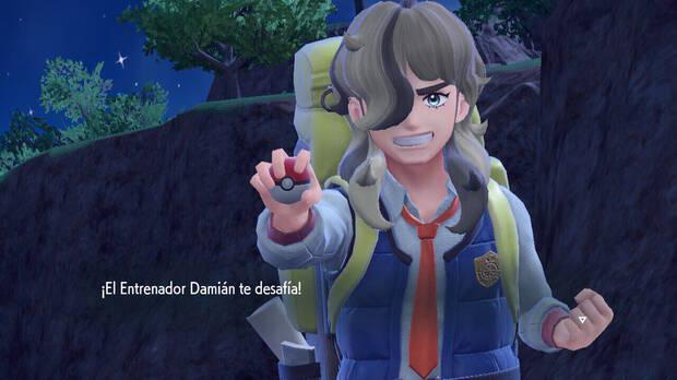 Pokémon Escarlata y Púrpura - Combate contra Damián y consejos para vencerlo