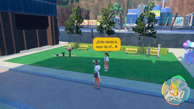 Pokémon Escarlata y Púrpura - Localización del NPC evaluador de EV's