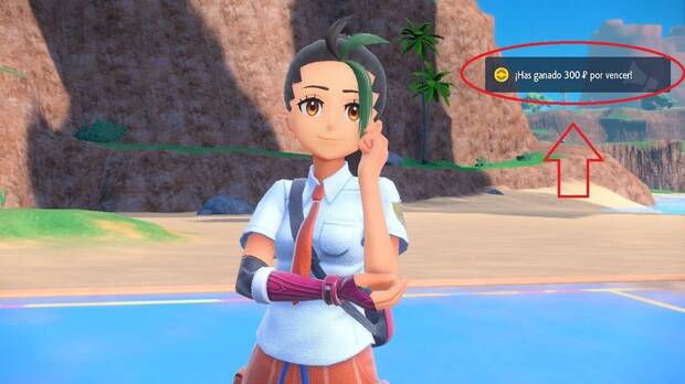 Pokémon Escarlata y Púrpura - Combate contra Entrenadores para ganar dinero