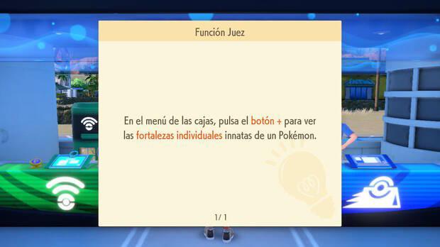 Pokémon Escarlata y Púrpura - Mensaje de función Juez desbloqueada
