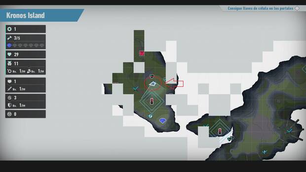 Sonic Frontiers - Localización en el mapa del desafío M-004 de Kronos Island
