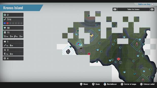 Sonic Frontiers - Localización en el mapa del desafío M-018 de Kronos Island