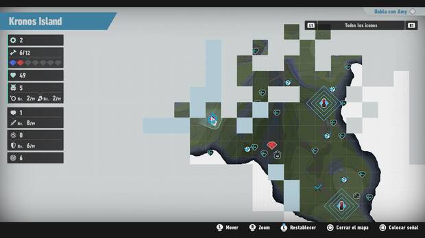 Sonic Frontiers - Localización en el mapa del desafío M-010 de Kronos Island