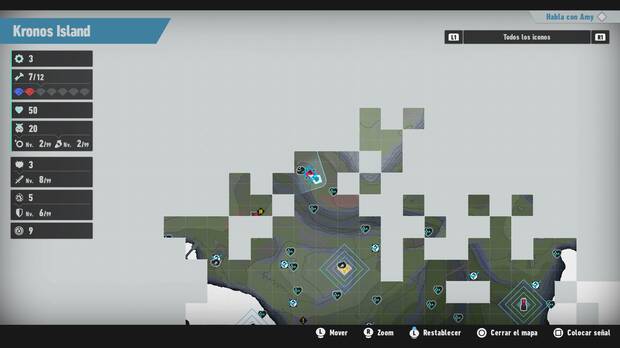 Sonic Frontiers - Localización en el mapa del desafío M-019 de Kronos Island