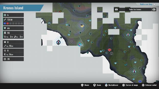 Sonic Frontiers - Localización en el mapa del desafío M-014 de Kronos Island