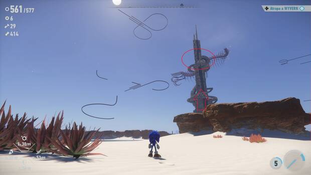 Sonic Frontiers - Cómo escalar hacia el titán Wyvern